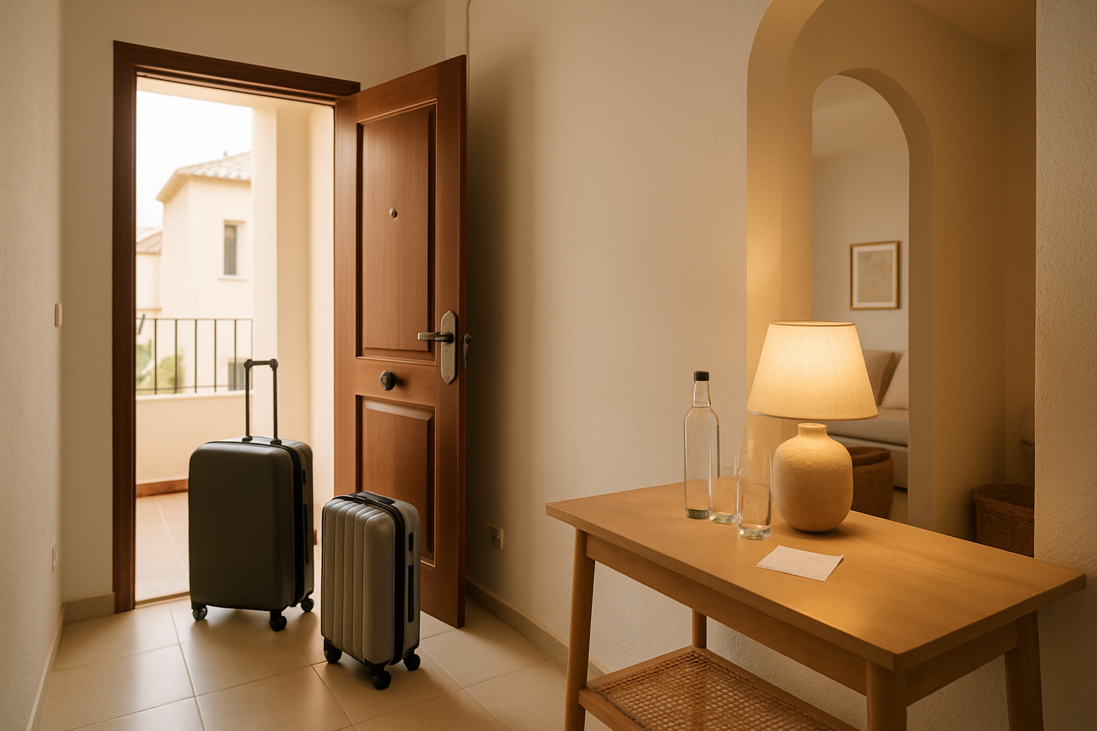 Arrivée premium dans un Airbnb à Alicante avec petite attention d’accueil