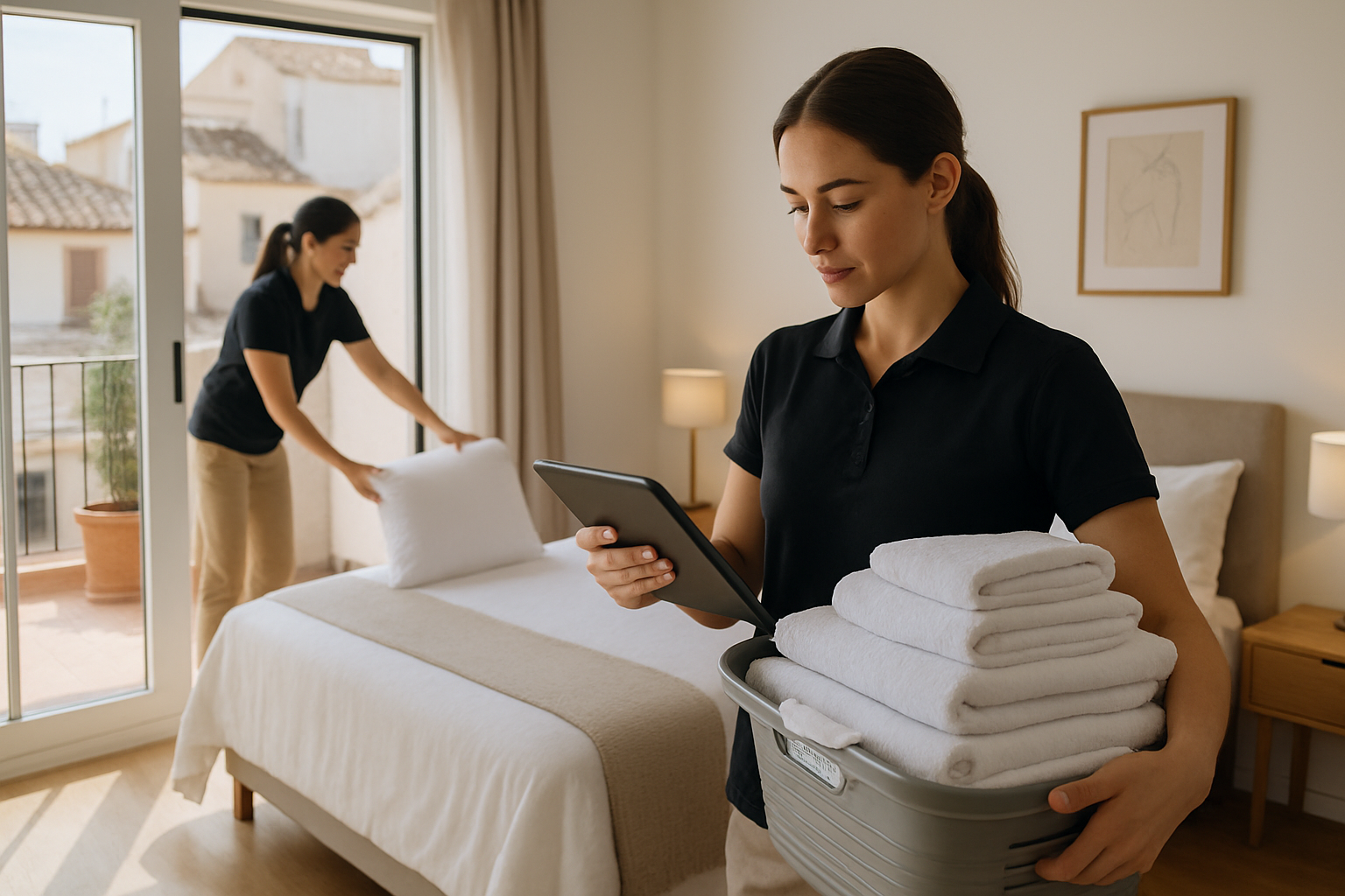Turnover Airbnb à Alicante avec checklist, linge propre et contrôle qualité